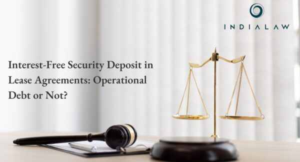 Interest-Free Security Deposit in Lease Agreements: Operational Debt or Not?